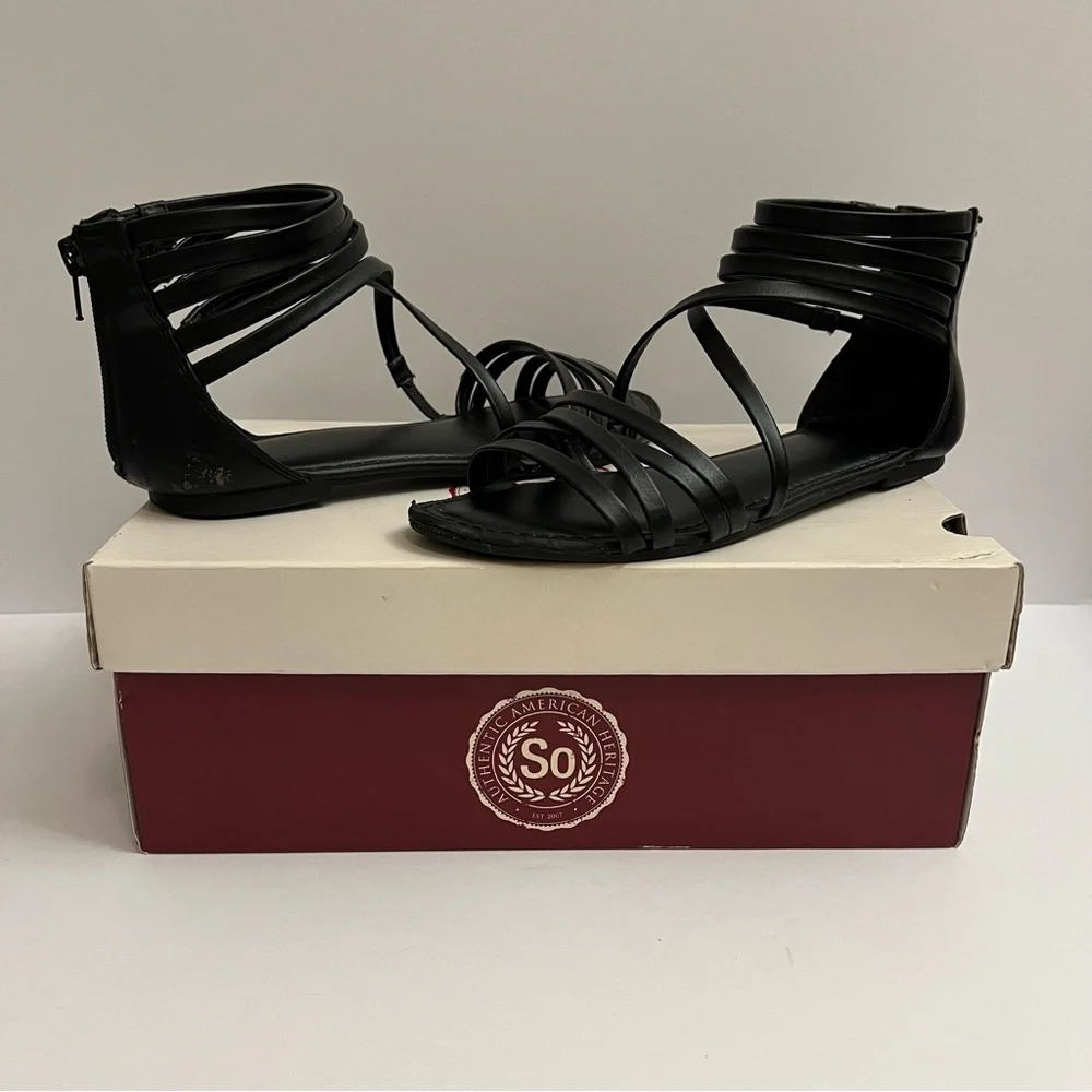 3 Pairs of Gladiator Sandals Size 6.5 Bundle - Picture 9 of 16